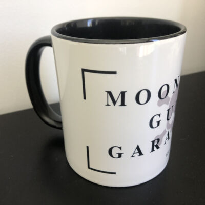 Coffee Mug - White with Black Handle Thumbnail