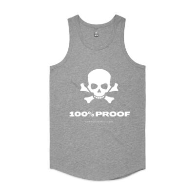 100% Proof by Moonshine Gully Garage Co. Cotton Tank (Singlet) Thumbnail