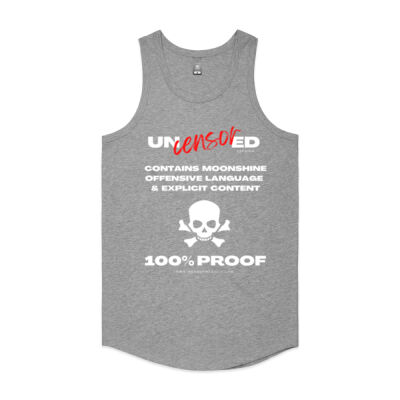 Contains Moonshine by Moonshine Gully Garage Co. Cotton Tank (Singlet) Thumbnail
