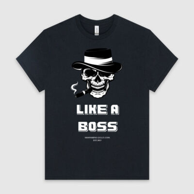 Like A Boss by Moonshine Gully Garage Co. Unisex Cotton Tee Thumbnail