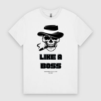 Like A Boss by Moonshine Gully Garage Co. Unisex Cotton Tee Thumbnail