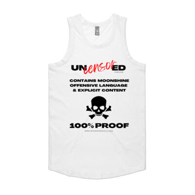 Contains Moonshine by Moonshine Gully Garage Co. Cotton Tank (Singlet) Thumbnail